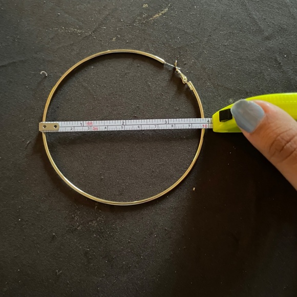 Large H&M Gold Hoops - Picture 2 of 2